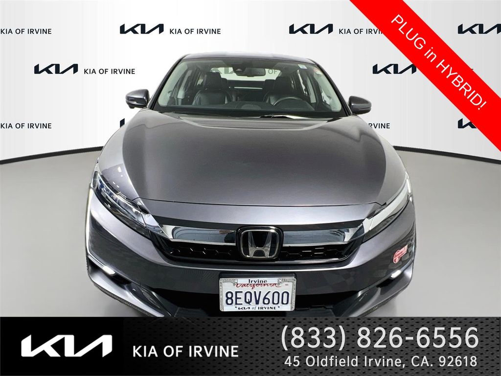 Gray 2018 Honda Clarity Hybrid Plug-In Sedan Front-Wheel Drive Continuously Variable Transmission