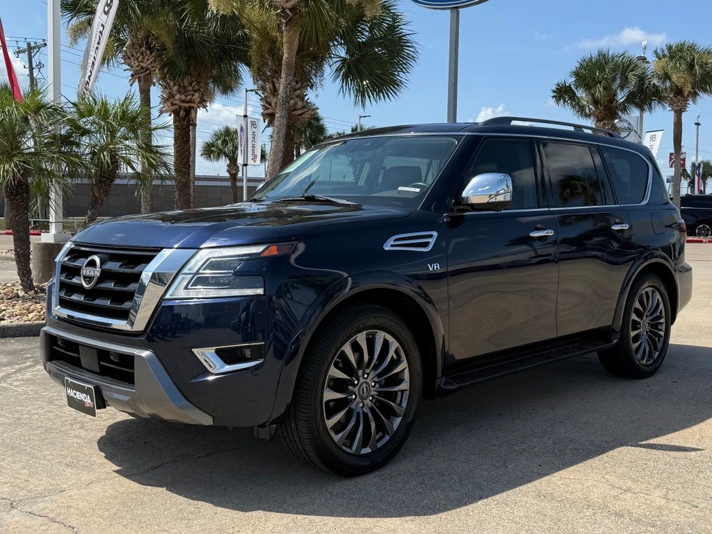 Hermosa Blue Pearl 2021 Nissan Armada SUV / Crossover 4X2 7-Speed Automatic
