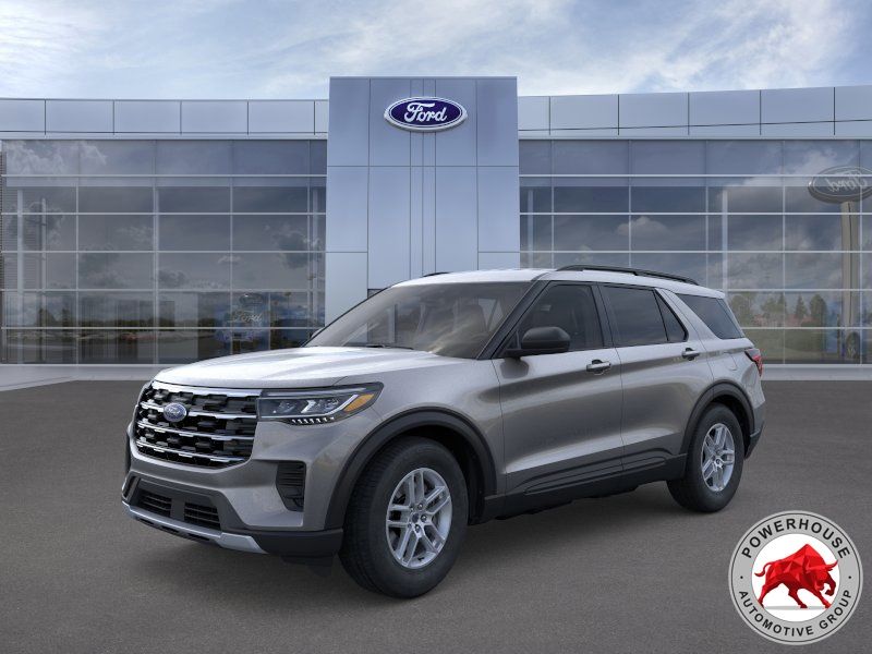 Carbonized Gray Metallic 2026 Ford Explorer SUV / Crossover Rear-Wheel Drive Automatic