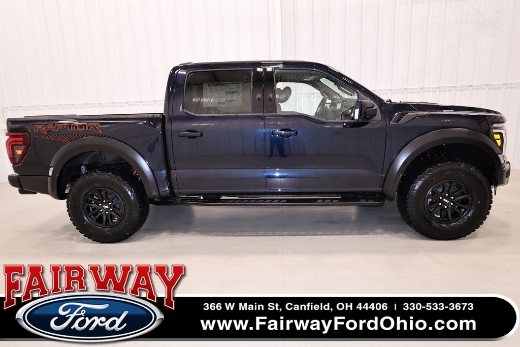 Antimatter Blue Metallic 2026 Ford F-150 Raptor SuperCrew 4WD Pickup Truck Four-Wheel Drive Automatic