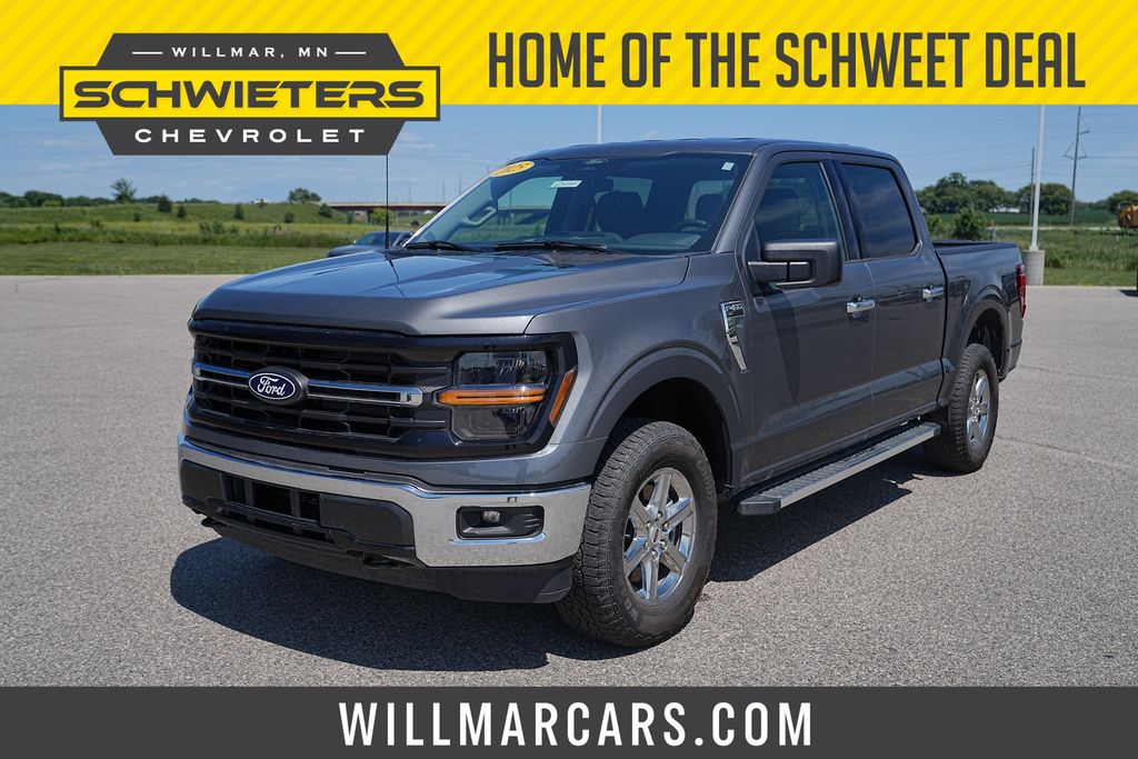 Carbonized Gray Metallic 2025 Ford F-150 Pickup Truck Four-Wheel Drive Automatic
