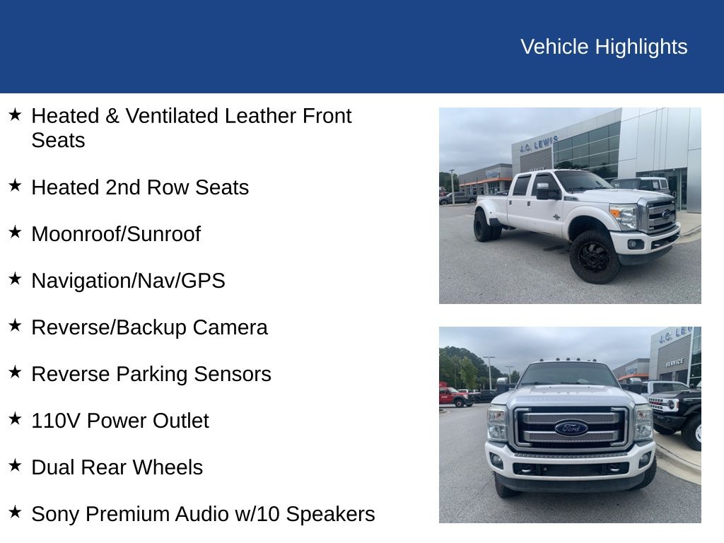 2015 Ford F-350 Super Duty Platinum