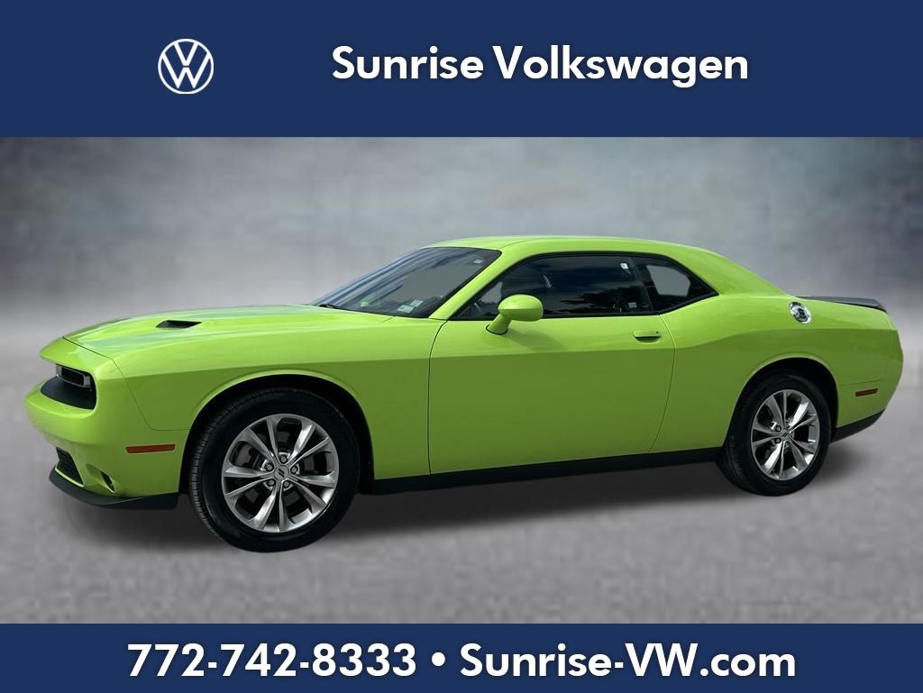 Green (Sublime Metallic Clearcoat) 2023 Dodge Challenger SXT AWD Coupe All-Wheel Drive 8-Speed Automatic