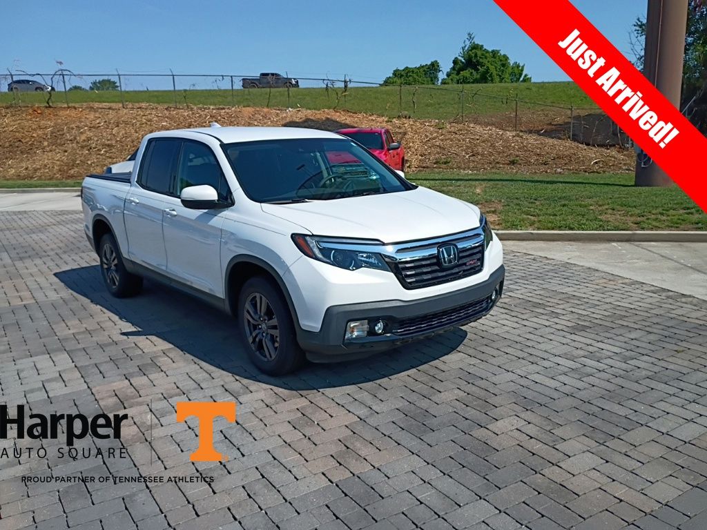 Platinum White Pearl 2020 Honda Ridgeline Pickup Truck All-Wheel Drive 9-Speed Automatic