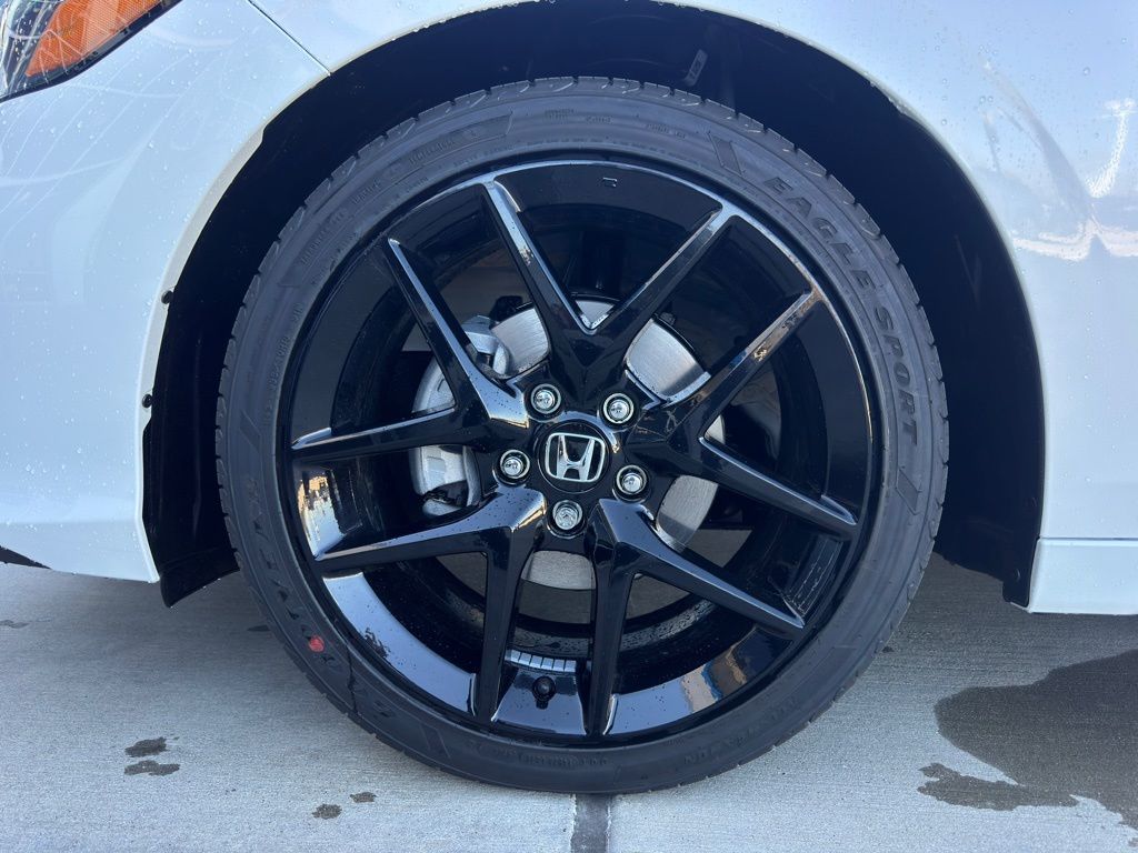 2026 Honda Civic Sport White at Classic Honda Galveston