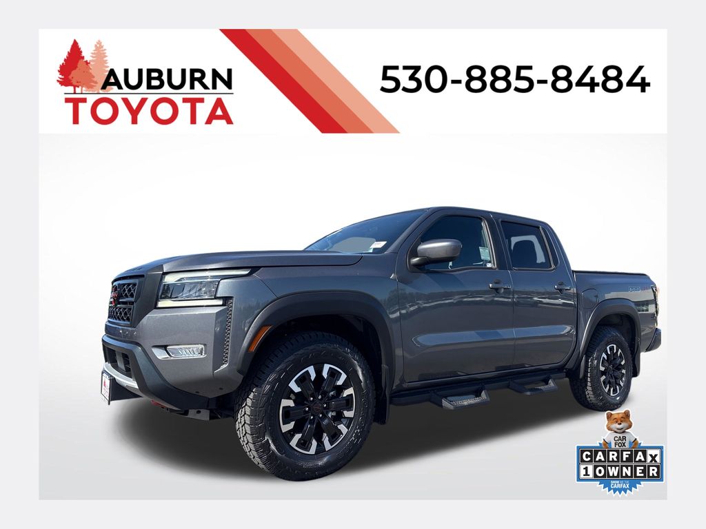 Gray (Gun Metallic) 2023 Nissan Frontier Pickup Truck Four-Wheel Drive 9-Speed Automatic