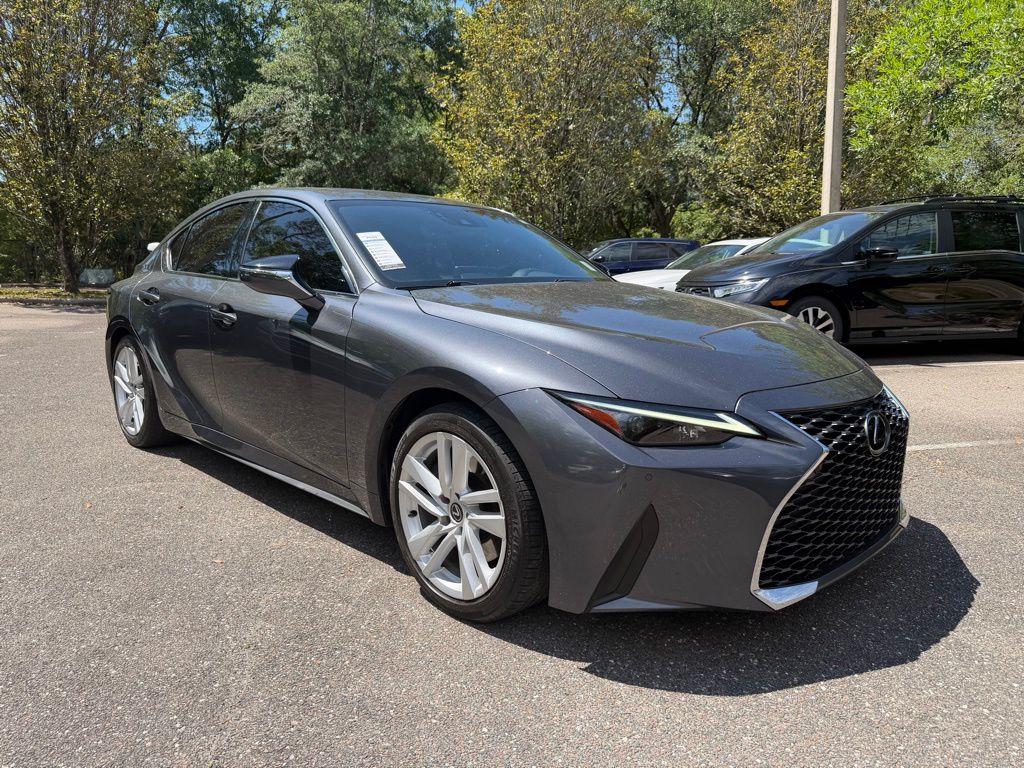 Gray 2024 Lexus IS 300 RWD Sedan Rear-Wheel Drive 8-Speed Automatic