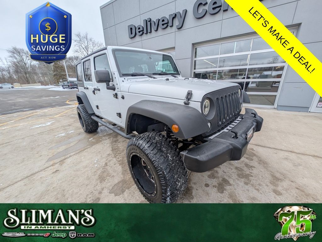 Bright White Clearcoat 2017 Jeep Wrangler SUV / Crossover Four-Wheel Drive 5-Speed Automatic