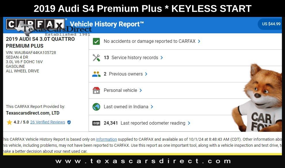 2019 Audi S4 3.0T Premium Plus 12