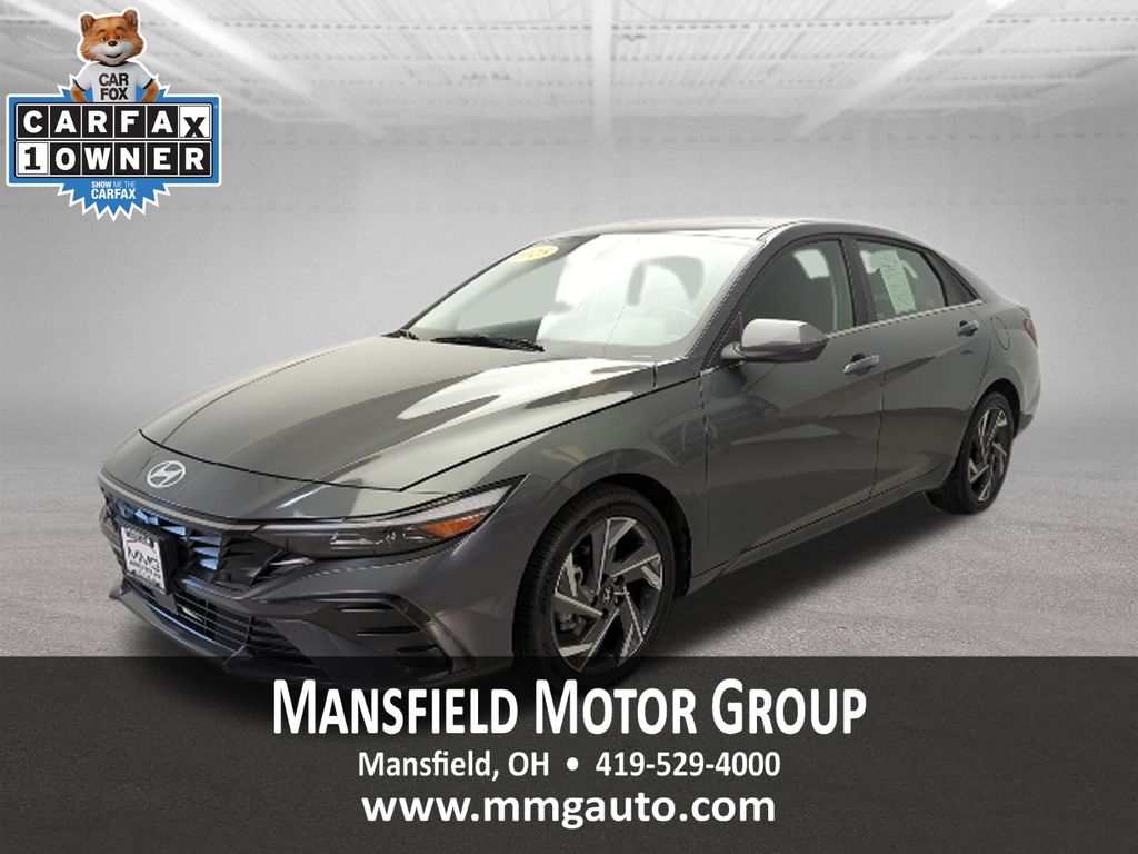 Ecotronic Gray 2025 Hyundai Elantra Sedan Front-Wheel Drive Continuously Variable Transmission