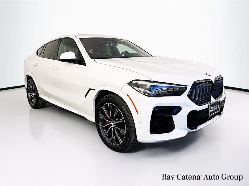 Alpine White 2023 BMW X6 xDrive40i AWD SUV / Crossover All-Wheel Drive 8-Speed Automatic