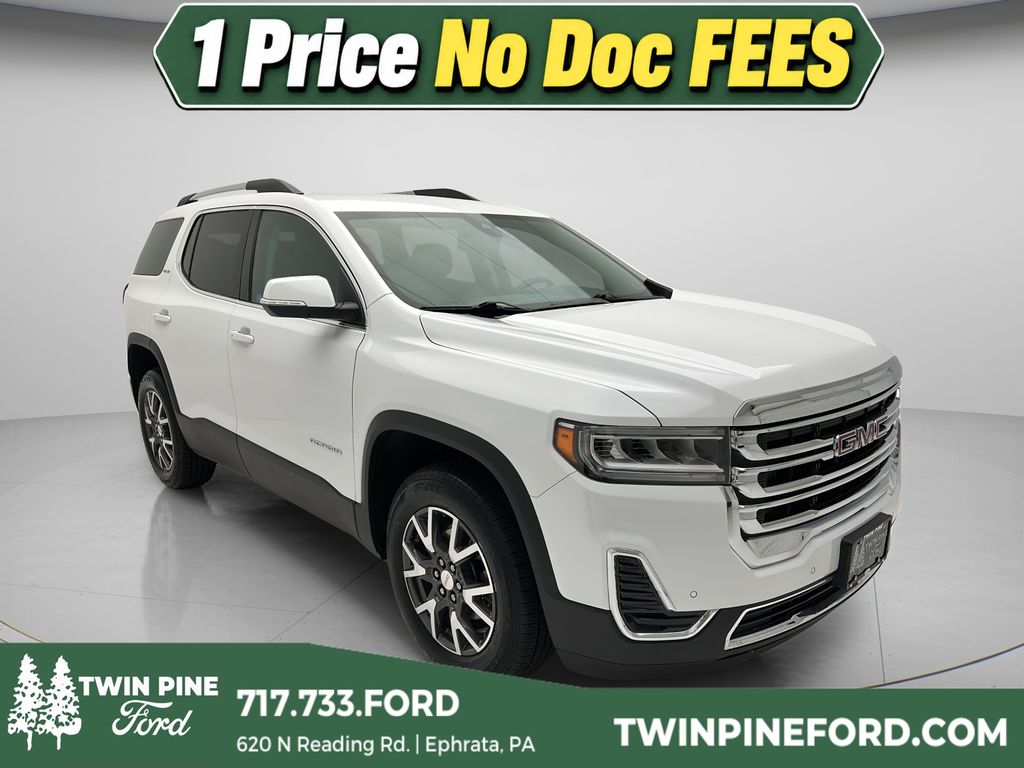 Summit White 2023 GMC Acadia SUV / Crossover Four-Wheel Drive 9-Speed Automatic
