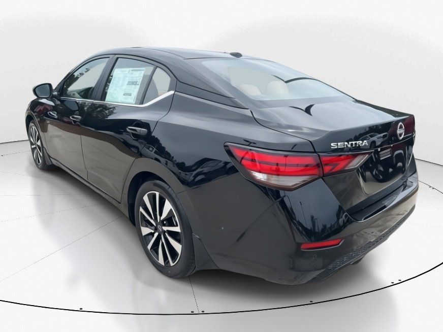 2025 Super Black Nissan Sentra SV FWD Sedan