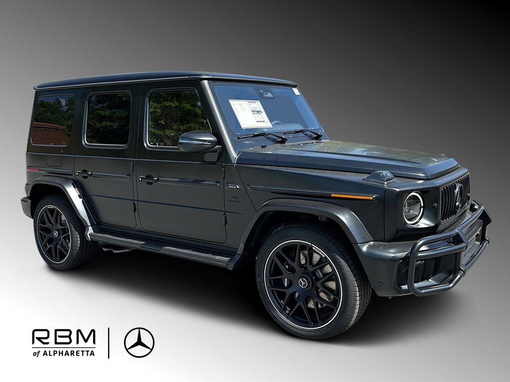 MANUFAKTUR Night Black magno 2026 Mercedes-Benz G-Class AMG G 63 4MATIC SUV / Crossover All-Wheel Drive 9-Speed Automatic
