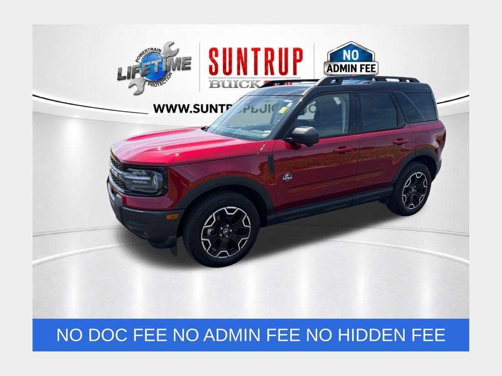 Ruby Red Metallic 2025 Ford Bronco Sport SUV / Crossover All-Wheel Drive 8-Speed Automatic