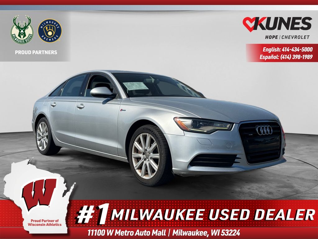 Ice Silver Metallic 2014 Audi A6 Sedan All-Wheel Drive 8-Speed Automatic