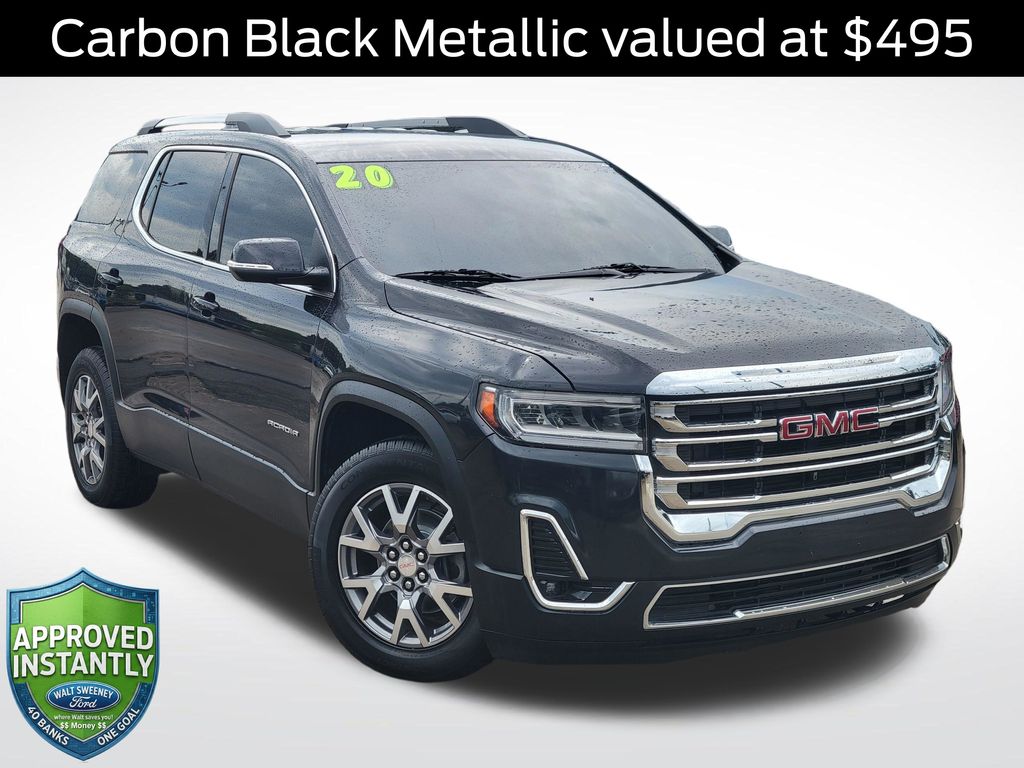 Carbon Black Metallic 2020 GMC Acadia SUV / Crossover Front-Wheel Drive 9-Speed Automatic