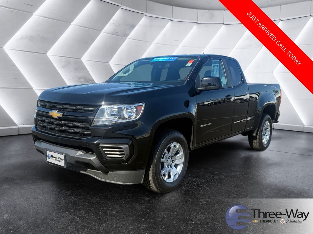 Black 2022 Chevrolet Colorado LT Extended Cab RWD Pickup Truck 4X2 6-Speed Automatic