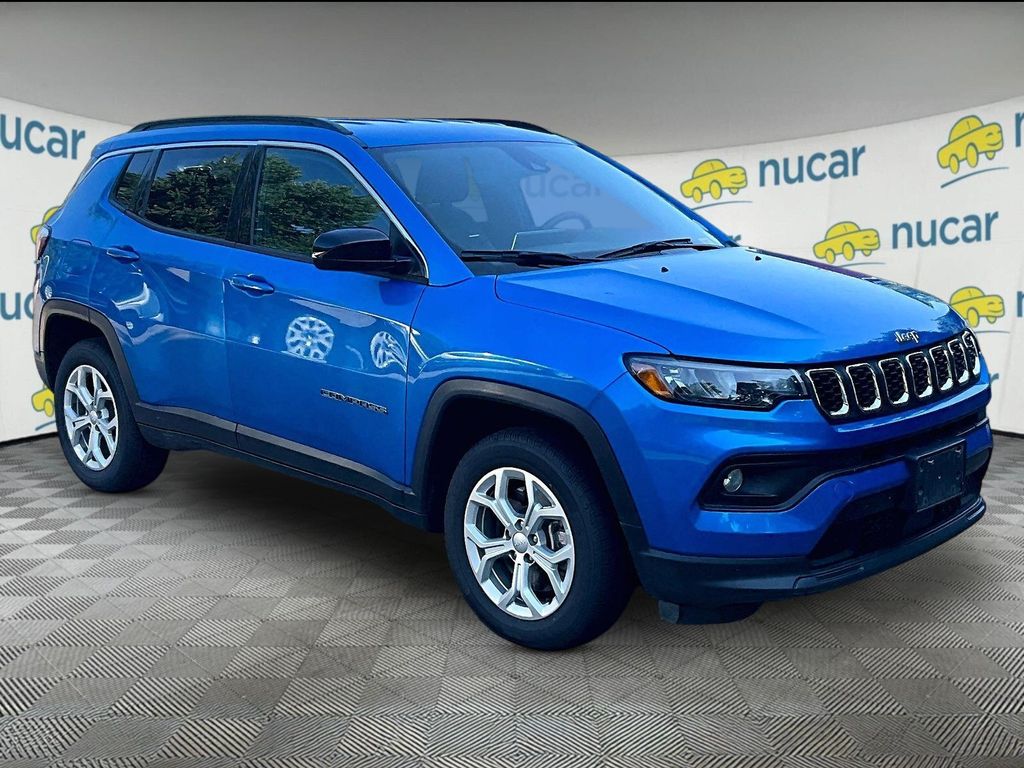 Hydro Blue Pearlcoat 2024 Jeep Compass SUV / Crossover Four-Wheel Drive 8-Speed Automatic