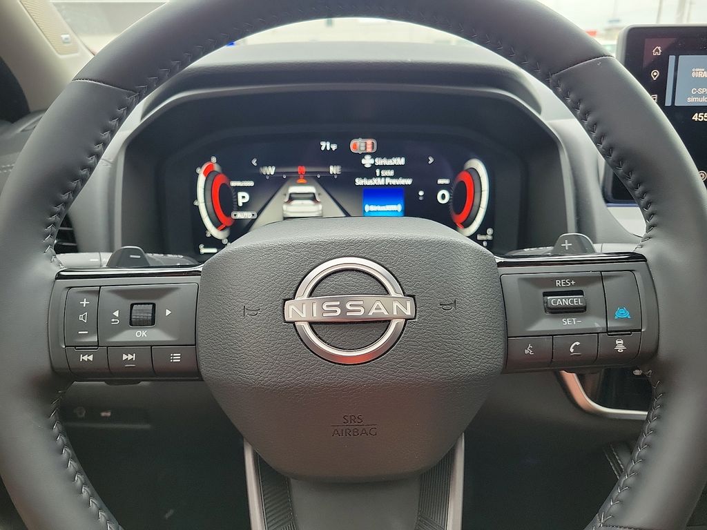 2026 Nissan Rogue Platinum White at Brown Honda