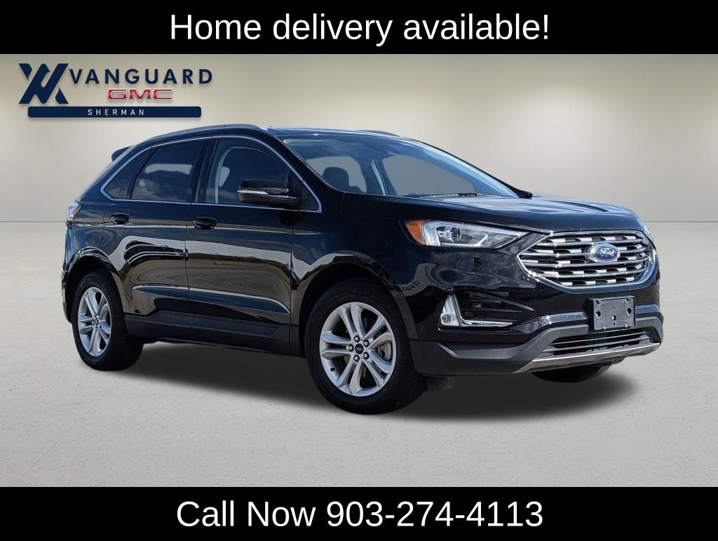 Black 2020 Ford Edge SEL FWD SUV / Crossover Front-Wheel Drive 8-Speed Automatic