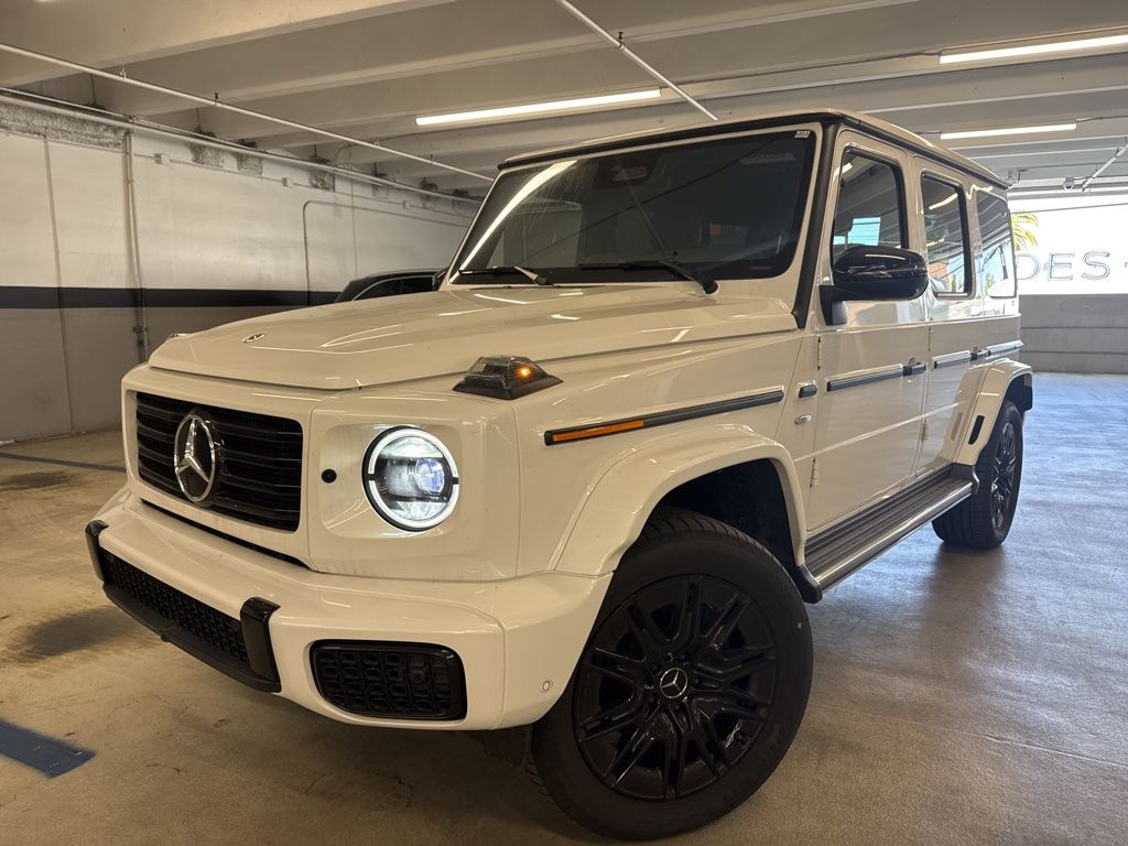 MANUFAKTUR Moonlight Whit 2025 Mercedes-Benz G-Class G 580 4MATIC with EQ Technology SUV / Crossover All-Wheel Drive 2-Speed Automatic