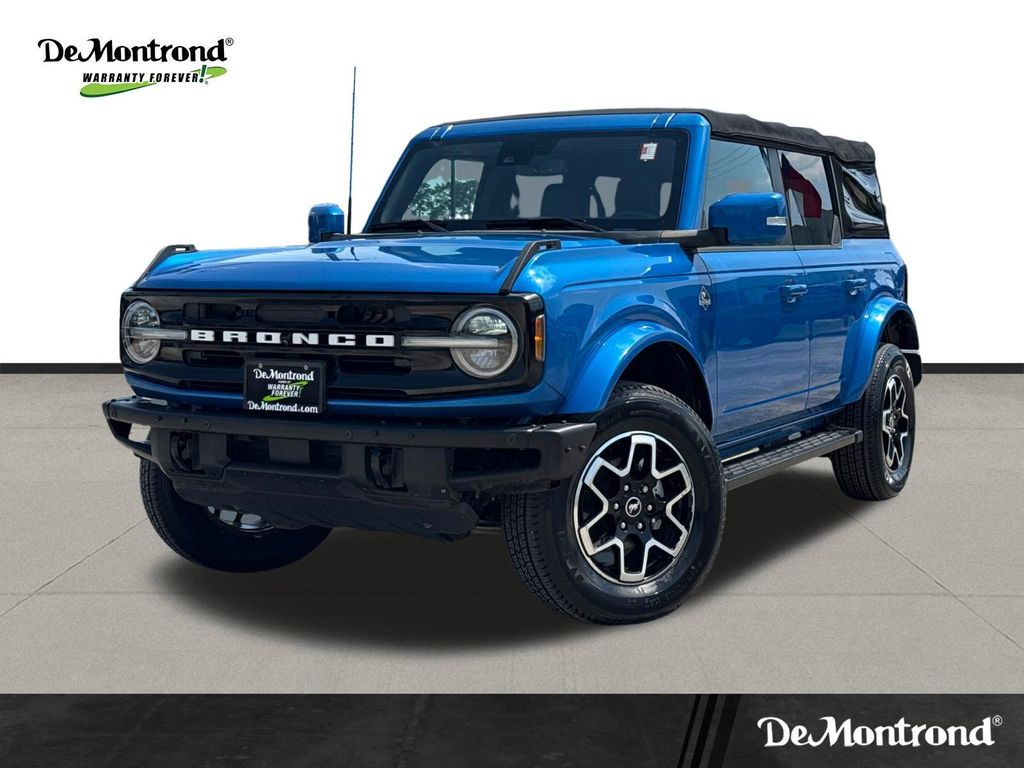 2021 Ford Bronco Outer Banks Blue at Bayway Cadillac of The Woodlands