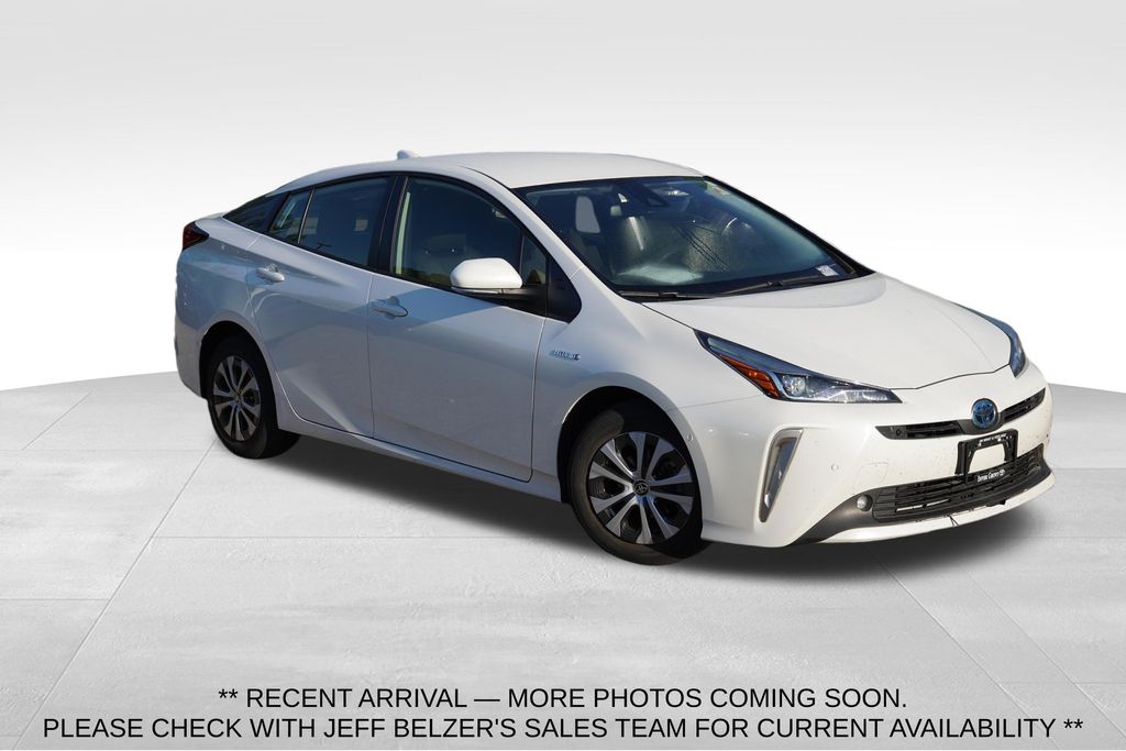 White (Wind Chill Pearl) 2022 Toyota Prius Hatchback All-Wheel Drive Continuously Variable Transmission