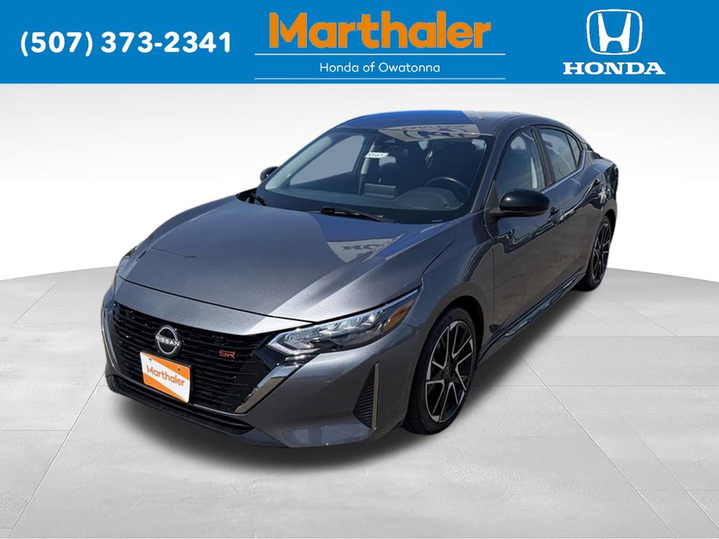 Gray (Gun Metallic) 2025 Nissan Sentra Sedan Front-Wheel Drive Continuously Variable Transmission