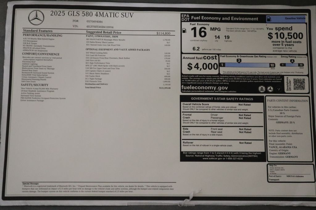 2025 Mercedes-Benz GLS 580 9