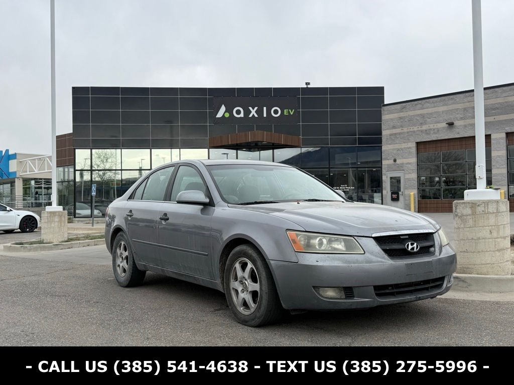 Silver 2006 Hyundai Sonata V6 GLS FWD Sedan Front-Wheel Drive 5-Speed Automatic Overdrive