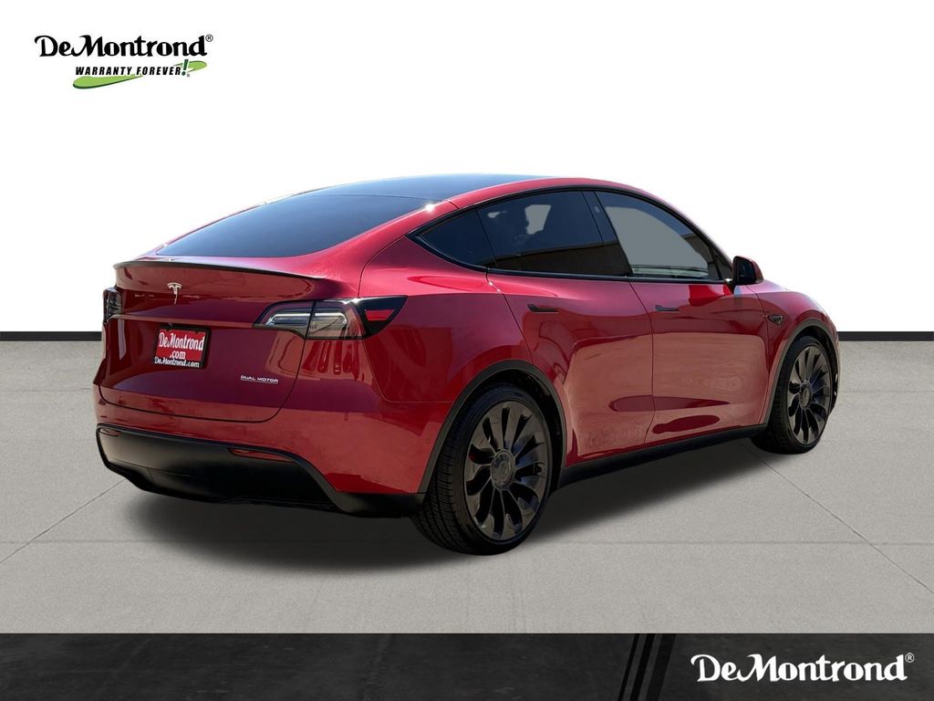 2021 Tesla Model Y Performance Red at Shottenkirk Kia Fort Bend