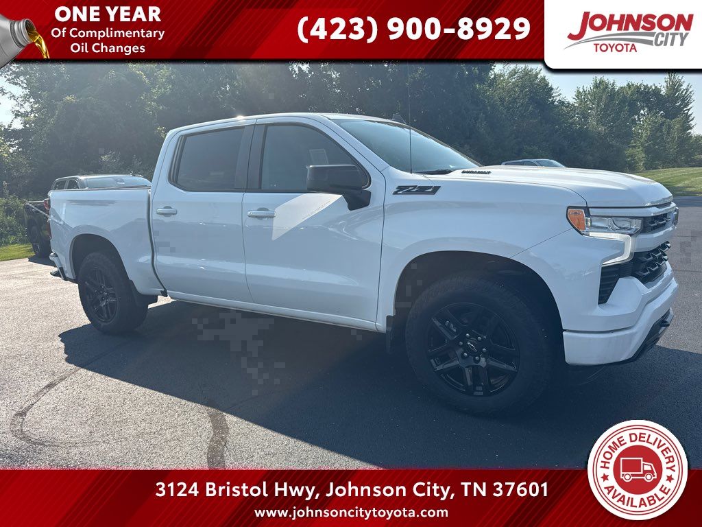 Summit White 2023 Chevrolet Silverado 1500 Pickup Truck Four-Wheel Drive Automatic