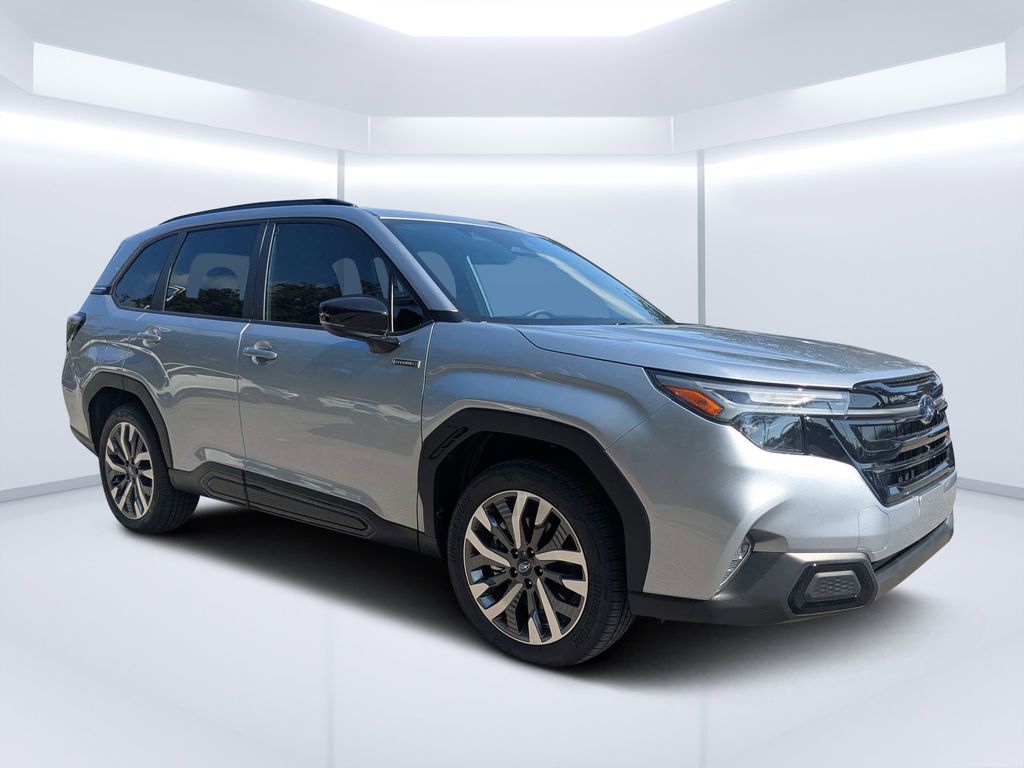 Ice Silver Metallic 2026 Subaru Forester Hybrid SUV / Crossover All-Wheel Drive Continuously Variable Transmission