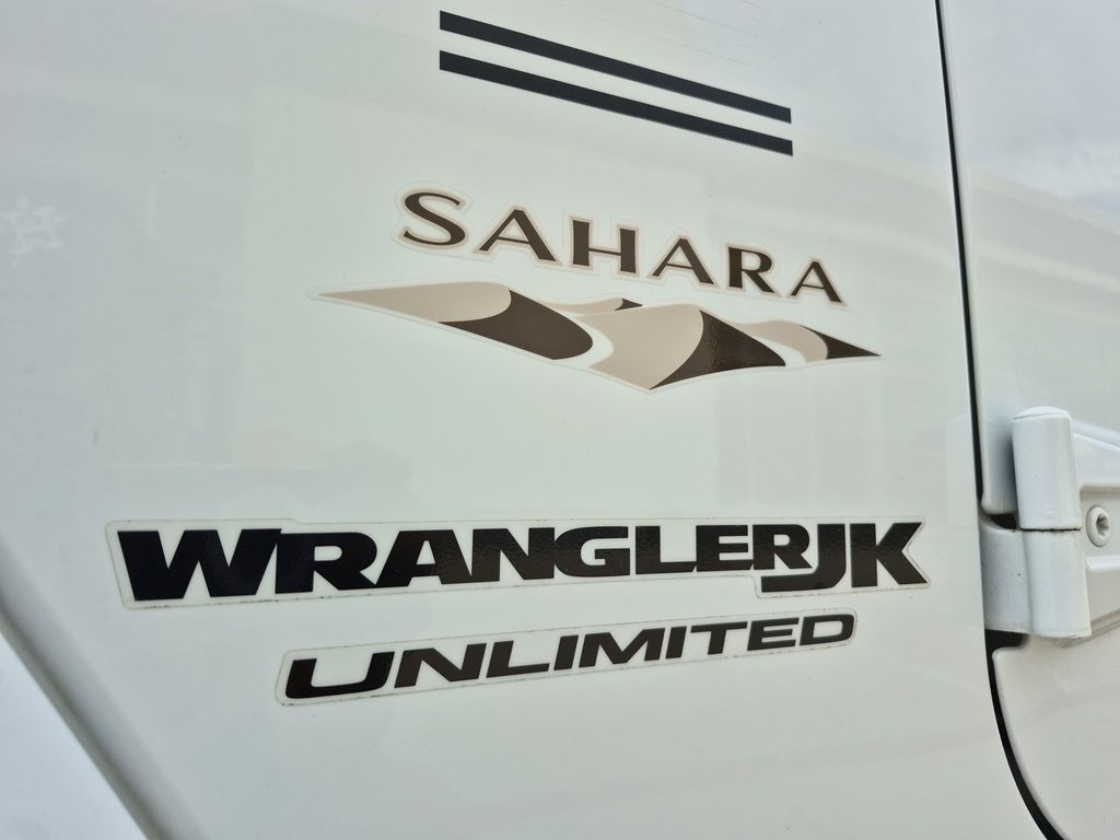 2018 Jeep Wrangler JK Unlimited Sahara White at Gullo Toyota