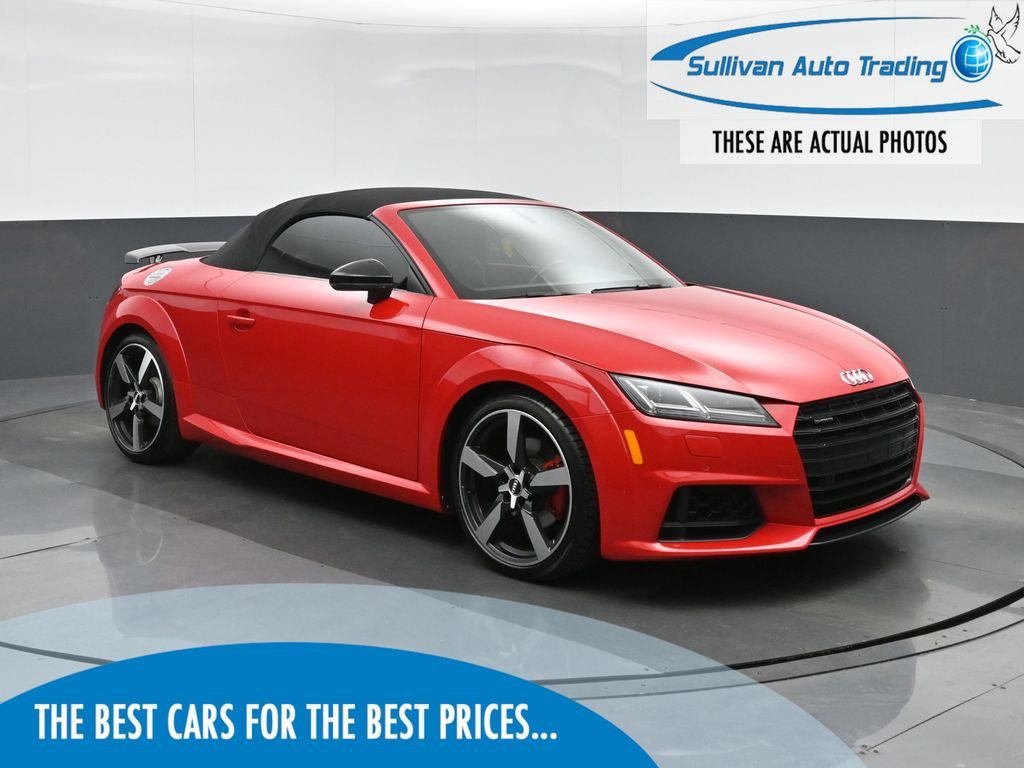 Orange (Tango Red Metallic/Black Roof) 2019 Audi TT 2.0T quattro Roadster AWD Convertible All-Wheel Drive 7-Speed Automatic