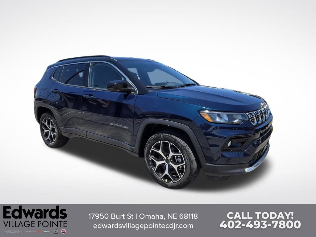 Fathom Blue Pearl Coat 2026 Jeep Compass SUV / Crossover Four-Wheel Drive 8-Speed Automatic