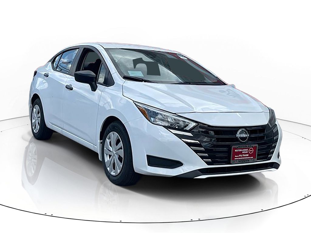 White (Fresh Powder) 2025 Nissan Versa S FWD Sedan Front-Wheel Drive Continuously Variable Transmission