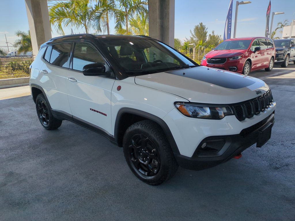 Used 2023 Jeep Compass Trailhawk with VIN 3C4NJDDN1PT562356 for sale in Tamarac, FL