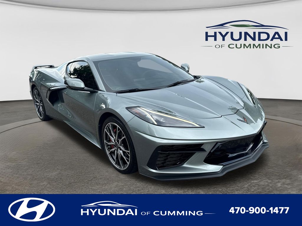Hypersonic Gray Metallic 2023 Chevrolet Corvette Coupe Rear-Wheel Drive 8-Speed Dual Clutch
