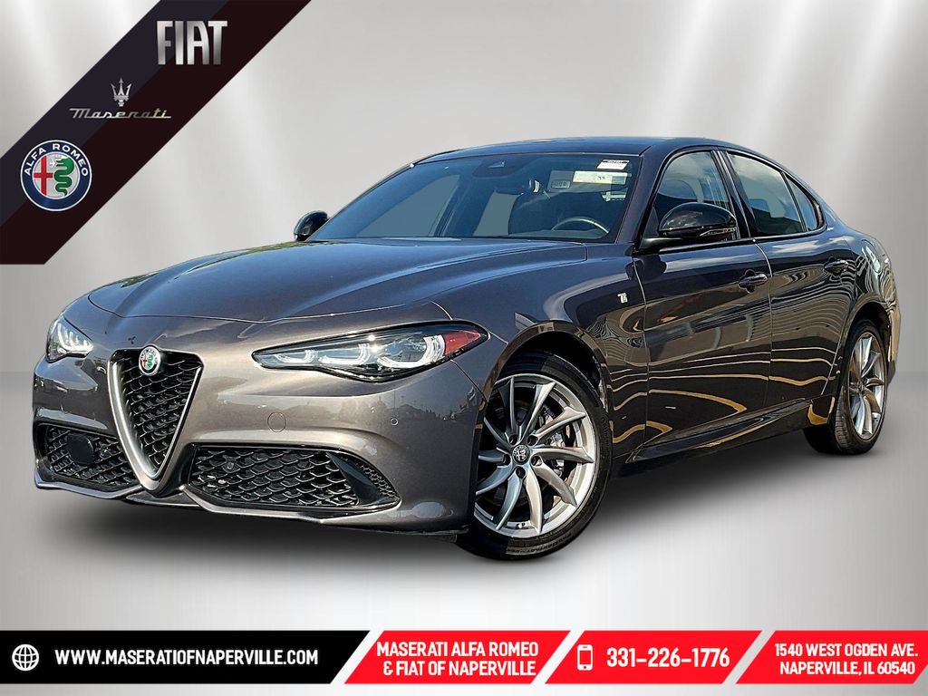 Vesuvio Gray Metallic 2024 Alfa Romeo Giulia Sedan All-Wheel Drive 8-Speed Automatic