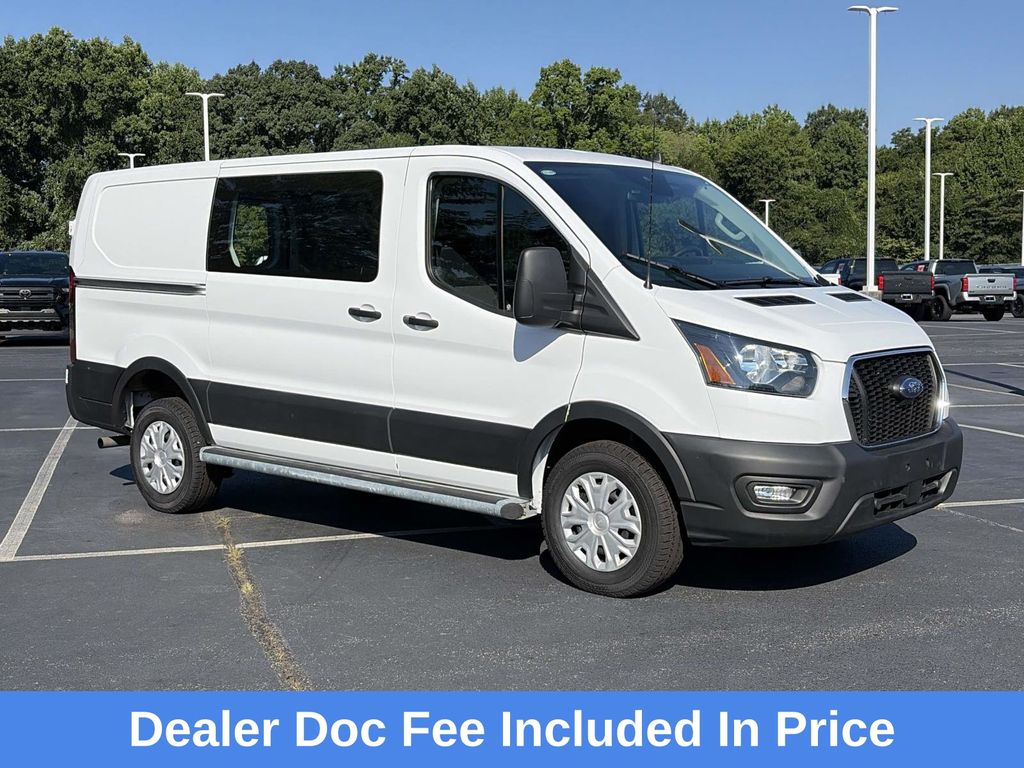 Oxford White 2025 Ford Transit Cargo Van Rear-Wheel Drive