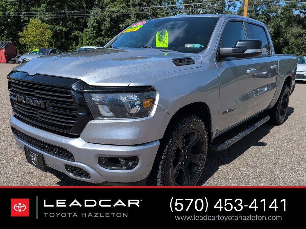 Billet Silver Metallic Clearcoat 2021 RAM 1500 Pickup Truck Four-Wheel Drive 8-Speed Automatic