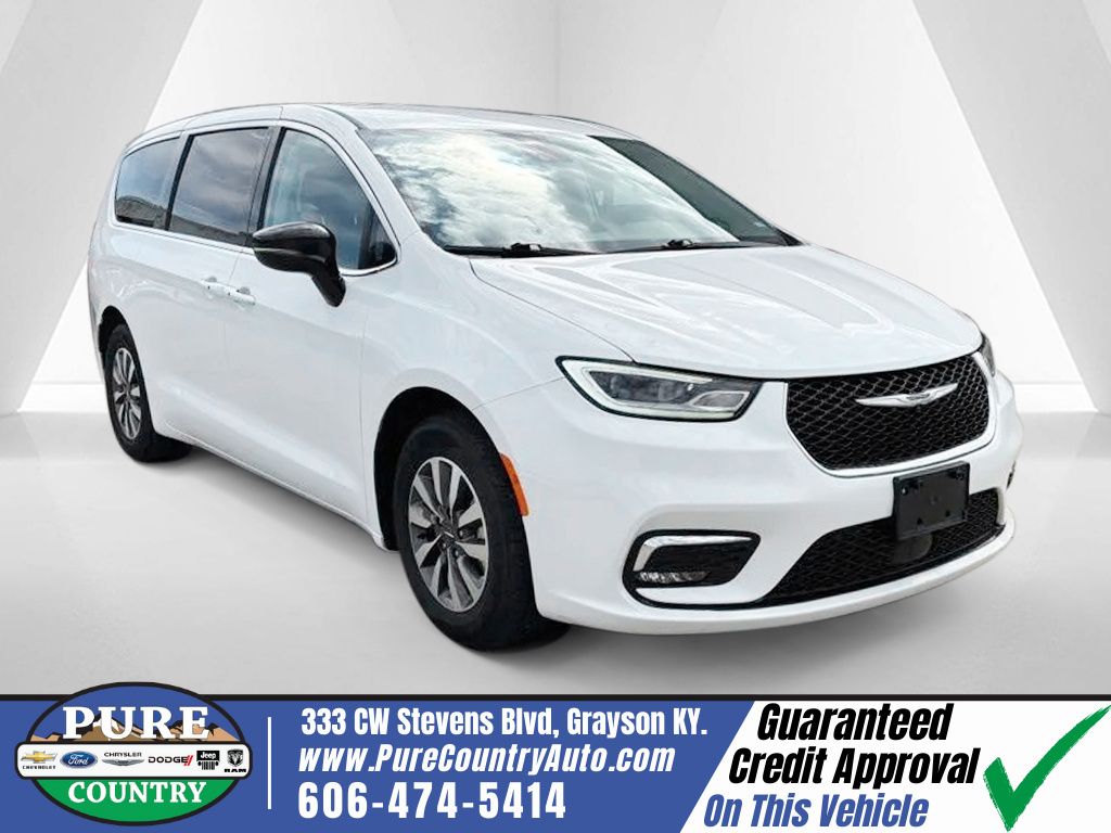 Bright White Clearcoat 2024 Chrysler Pacifica Hybrid Select FWD Minivan Front-Wheel Drive Continuously Variable Transmission