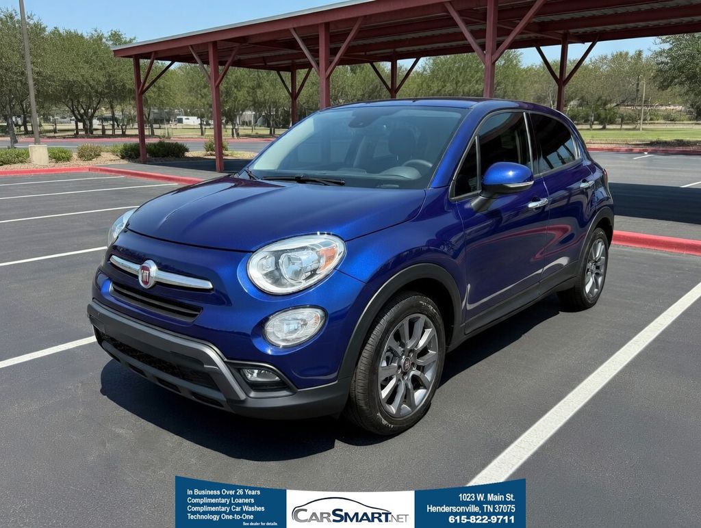 Blu Venezia (Blue Metallic) 2017 FIAT 500X Trekking SUV / Crossover Front-Wheel Drive 9-Speed Automatic