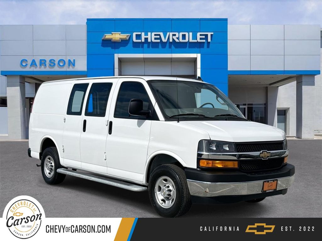 Summit White 2024 Chevrolet Express Cargo 2500 RWD Van Rear-Wheel Drive 8-Speed Automatic Overdrive