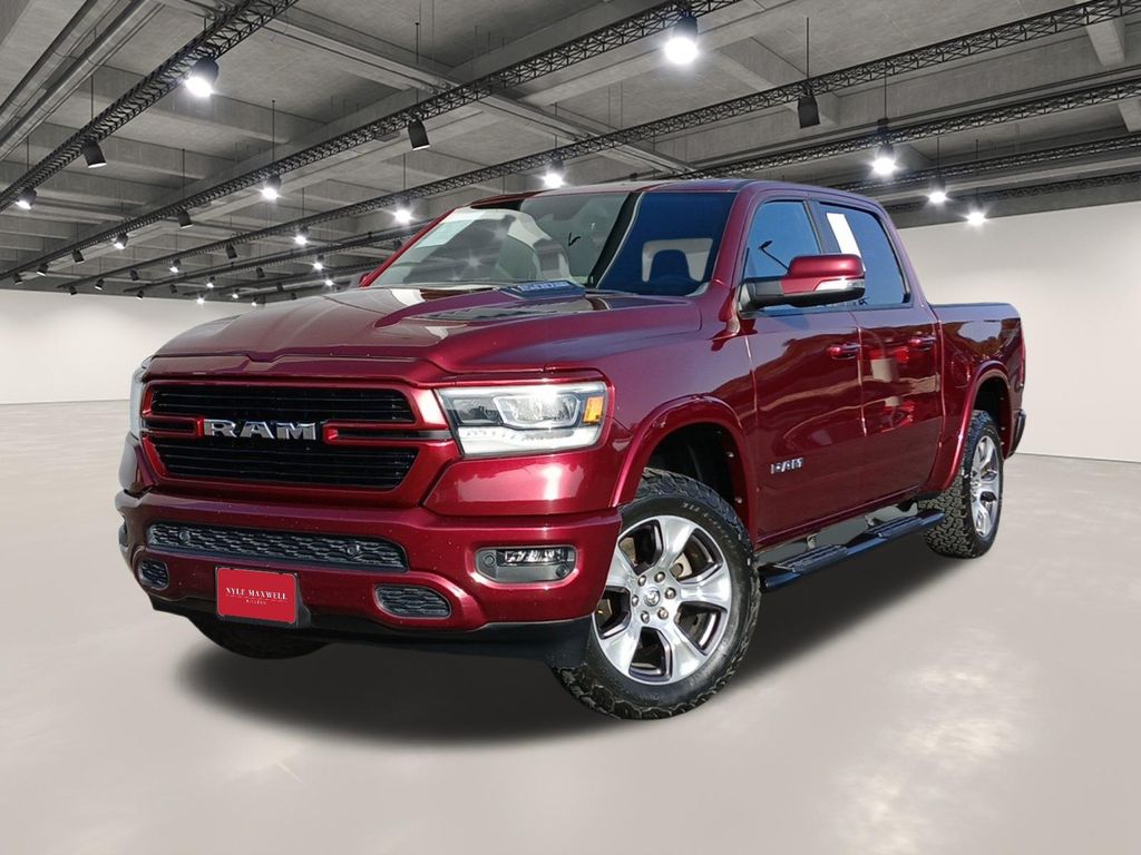 Delmonico Red Pearlcoat 2021 RAM 1500 Pickup Truck Four-Wheel Drive 8-Speed Automatic