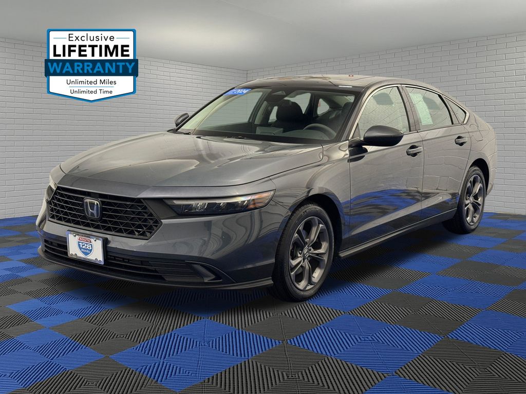 Meteorite Gray Metallic 2024 Honda Accord Sedan Front-Wheel Drive Continuously Variable Transmission
