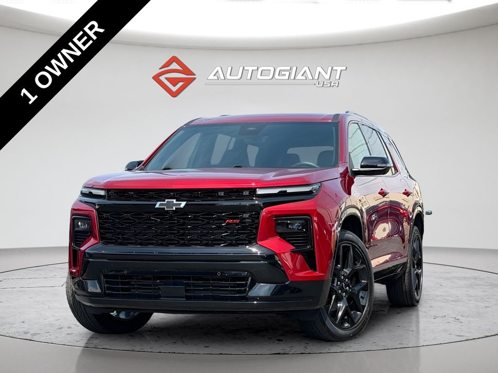 Radiant Red Tintcoat 2025 Chevrolet Traverse SUV / Crossover Four-Wheel Drive 8-Speed Automatic