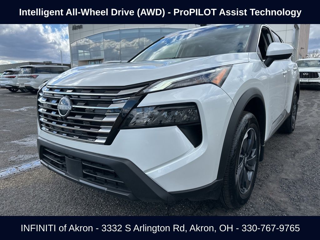 White Pearl 2026 Nissan Rogue SUV / Crossover All-Wheel Drive Continuously Variable Transmission